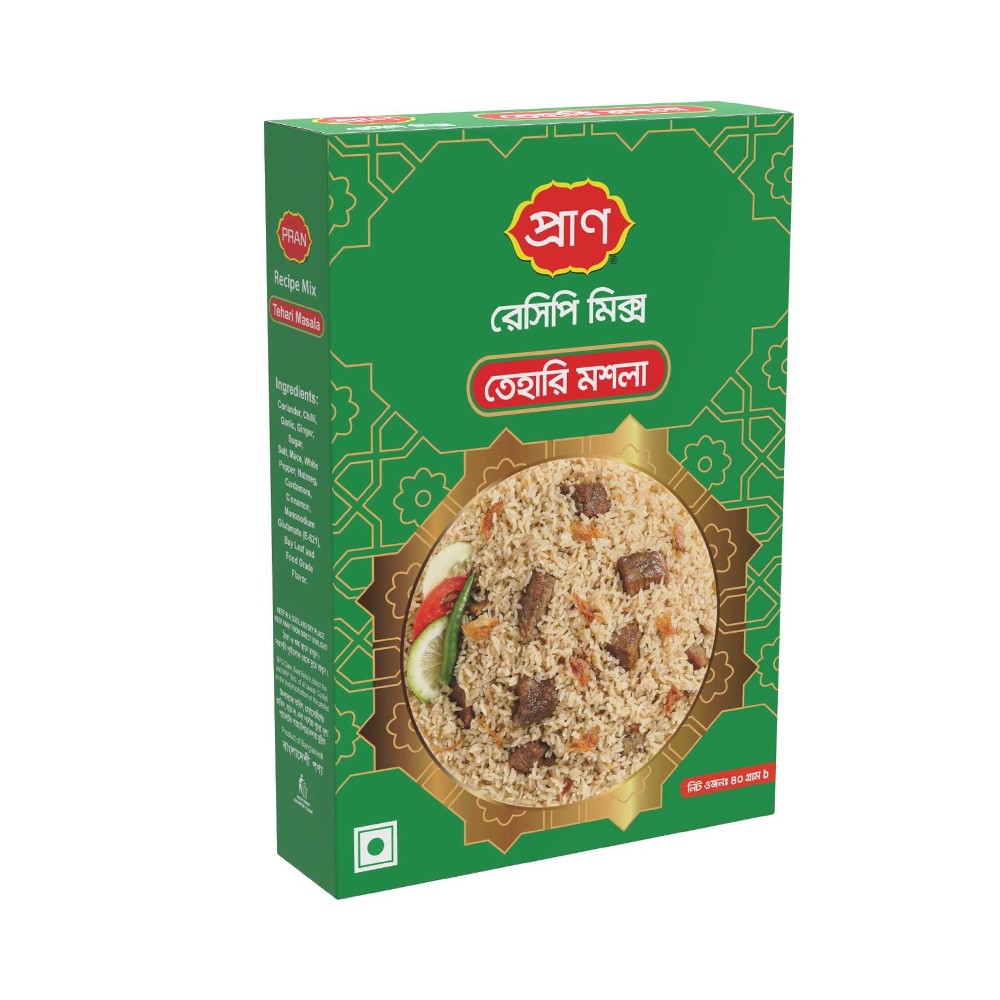Pran Recipe Mix Tehari Masala-40g