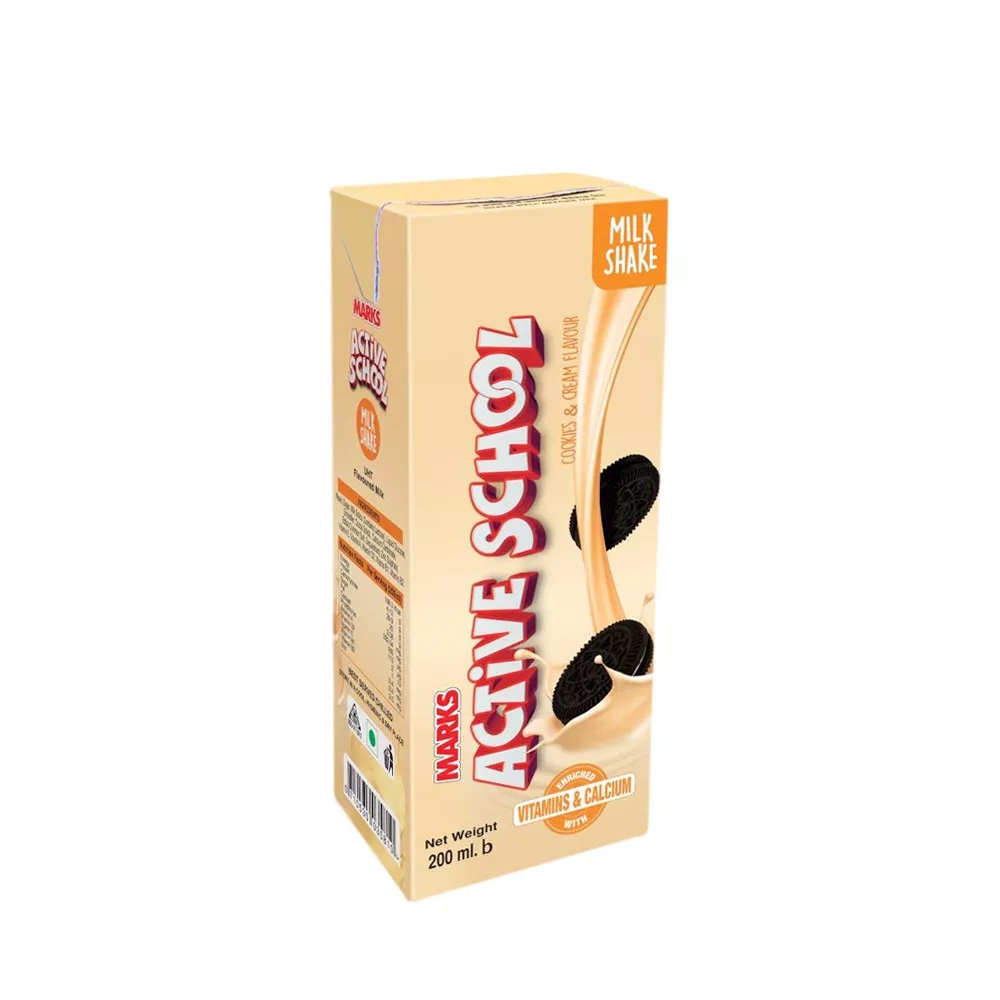 Marks Active School Cookies & Cream Flavour Milk Shake-200ml