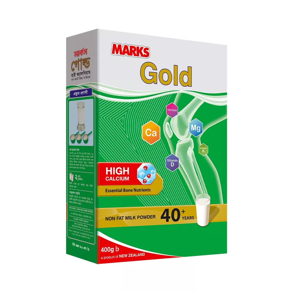 Marks Gold Non Fat Milk Powder 40 Y+ High Calcium-400g